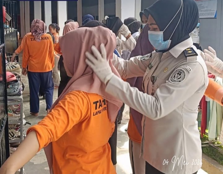 Razia Rutin Lapas Perempuan Jambi, Upaya Konsisten Jaga Keamanan Dan Ketertiban