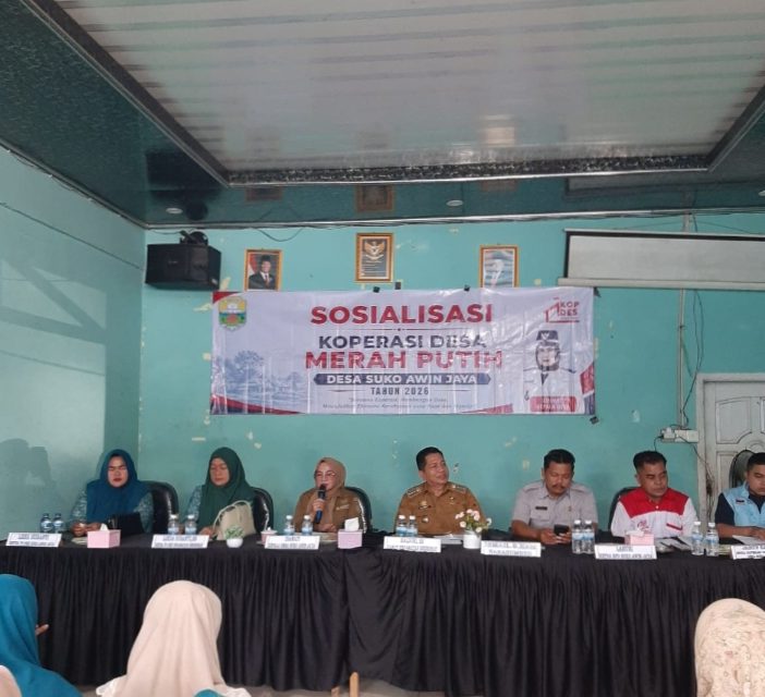 Koperasi Merah Putih Suko Awin Jaya Didorong Jadi Penggerak Ekonomi Desa
