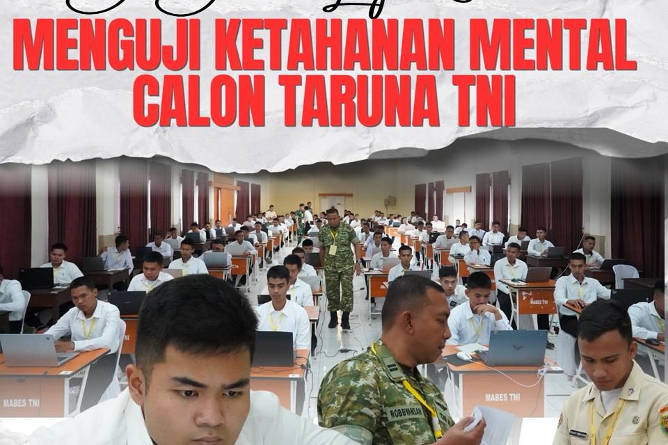 Panselinda Palembang Gelar Uji Psikologi CAT, Saring Calon Taruna TNI 2026