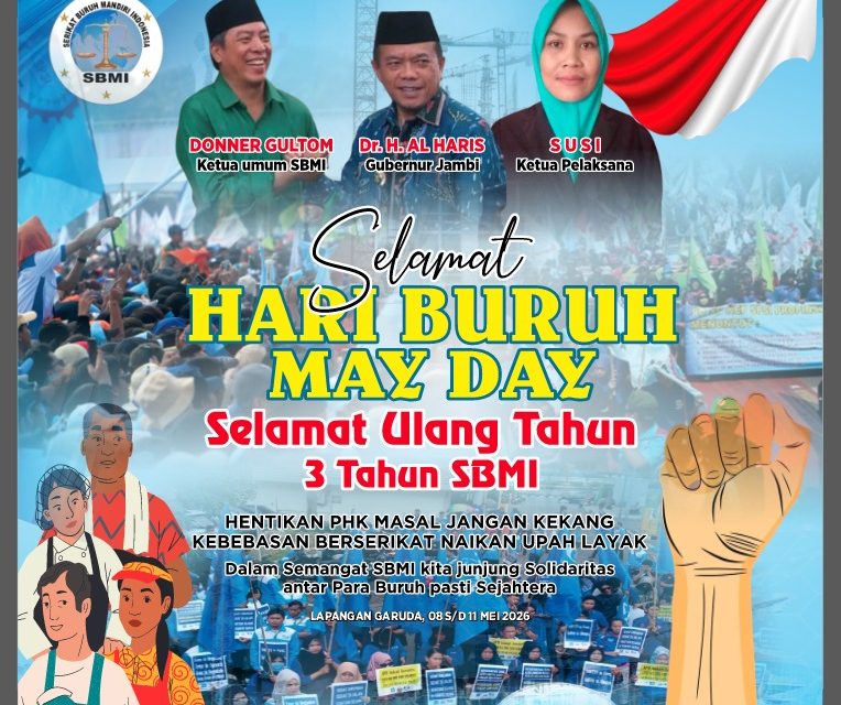 May Day 2026 Di Jambi, Gubernur Alharis Buka Peringatan Buruh Dan Soroti Kesejahteraan Pekerja