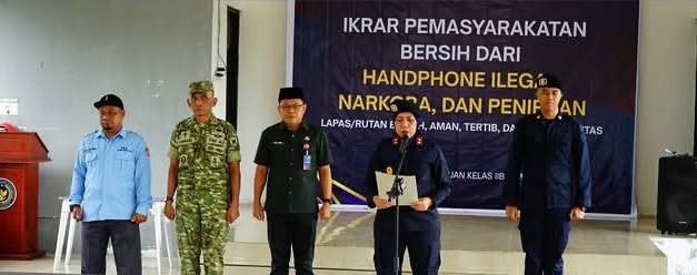 Lapas Perempuan Jambi Ikrar Bersama Perangi Narkoba Dan Handphone Ilegal