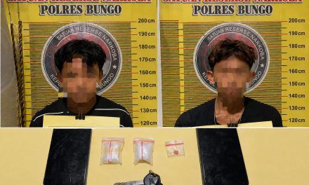 Satresnarkoba Polres Bungo Ringkus Dua Terduga Pelaku Narkotika Di Tanah Sepenggal