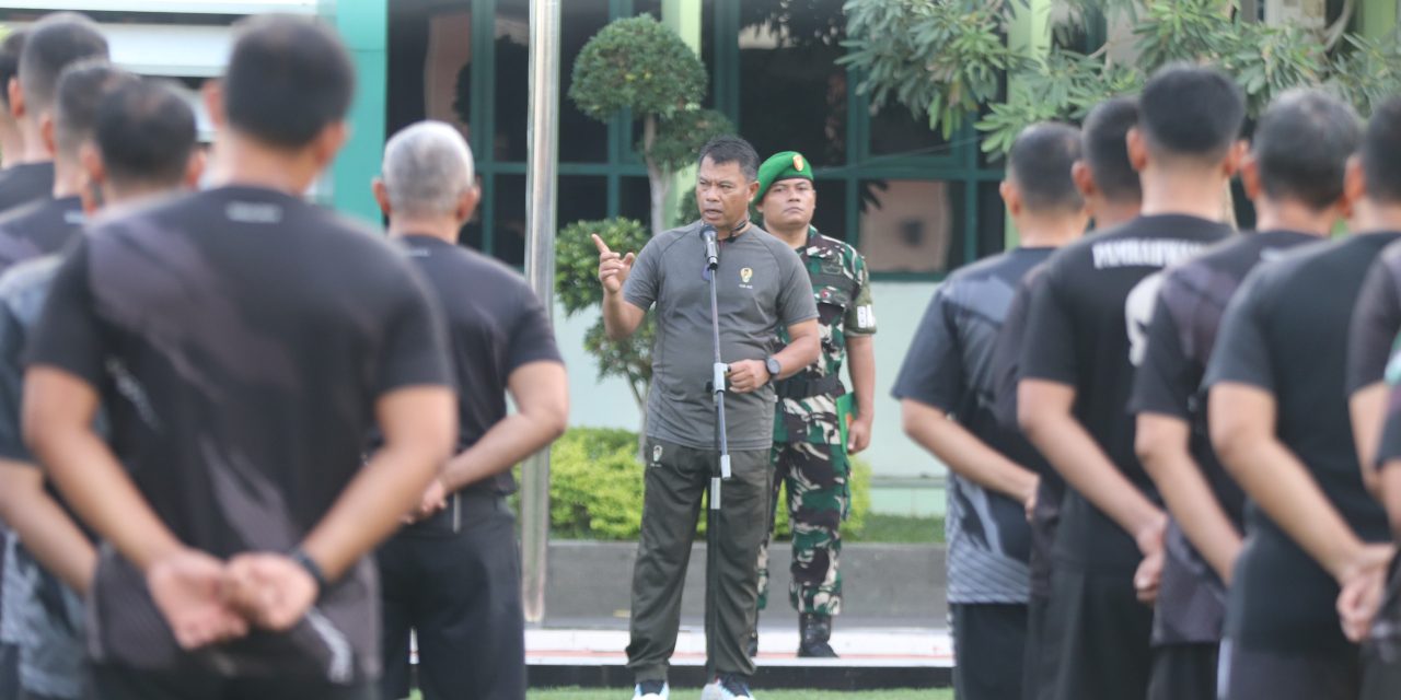 Pangdam II/Sriwijaya Tekankan Pentingnya Fisik Prima Dan Solidaritas Prajurit