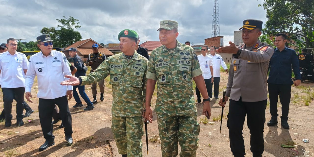 Kasdam II Sriwijaya Dampingi Gubernur Sumsel Tegakkan Aturan Energi Di Musi Banyuasin