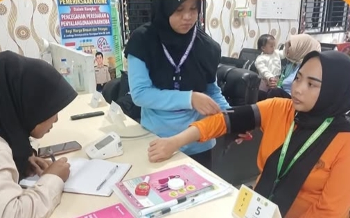 Kalapas Perempuan Jambi Gelar Pemeriksaan Kesehatan Balita Dan Ibu Hamil Di Posyandu Berdikari 05