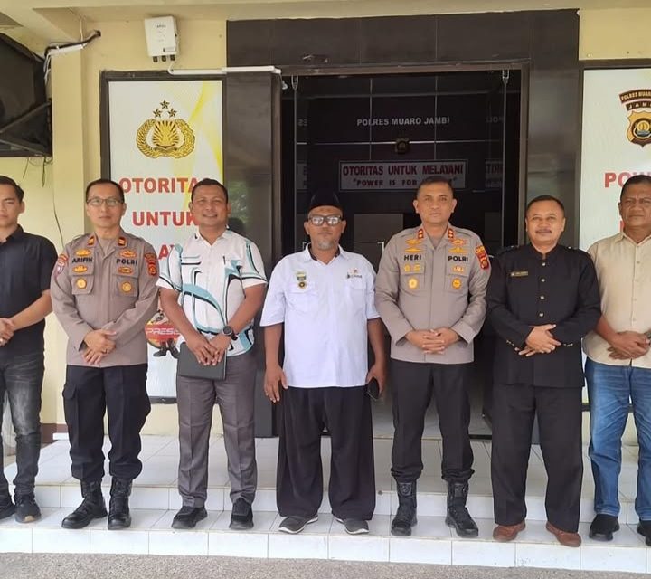 Kapolres Muaro Jambi Terima Silaturahmi PSHT, Perkuat Sinergitas Jaga Kamtibmas Dan Perangi Narkoba