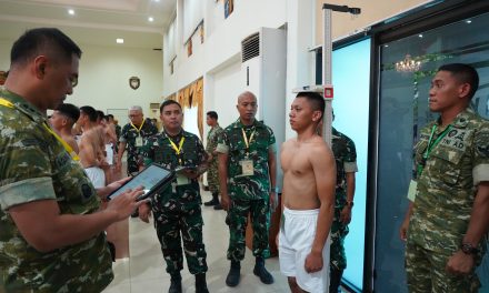 Kasdam II Sriwijaya Tegaskan Seleksi Bersih Dalam Sidang Pemilihan Caba PK TNI AD