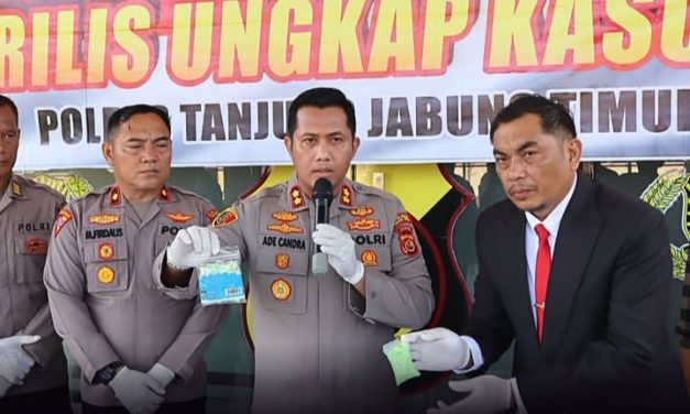 Polres Tanjab Timur Bongkar Peredaran Ekstasi Dan Sabu Di Kecamatan Sadu, Tiga Tersangka Diamankan