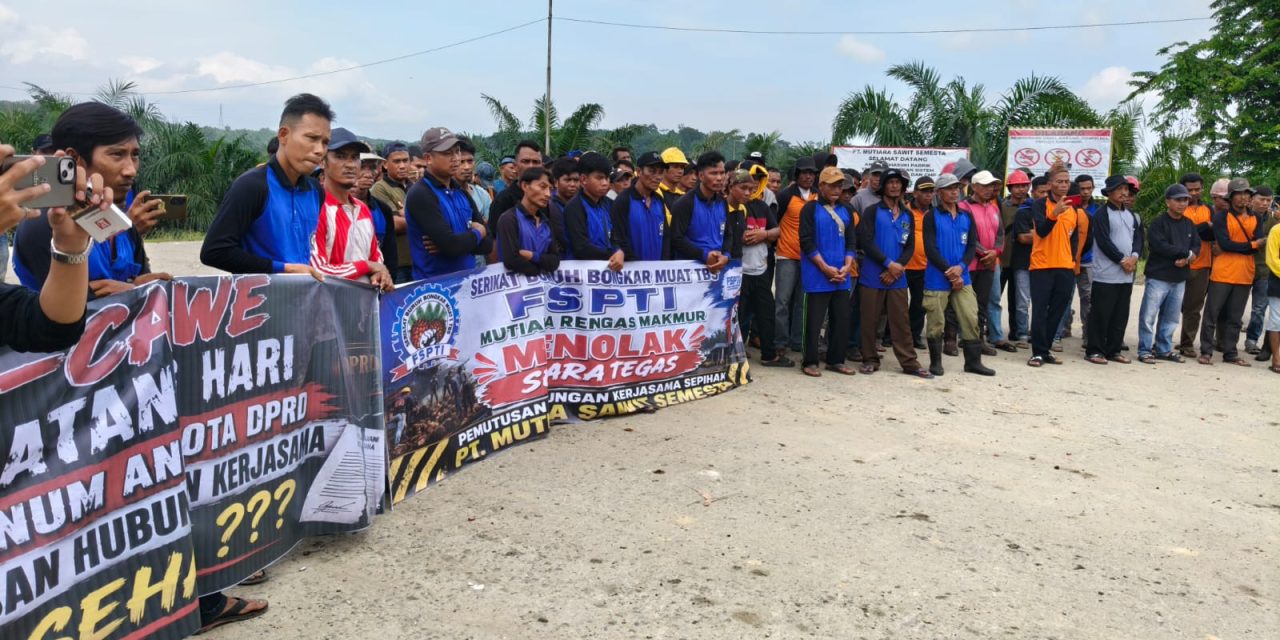 Ratusan Buruh FSPTI MRM Geruduk PT MSS, Dugaan Intervensi Politik Mengemuka