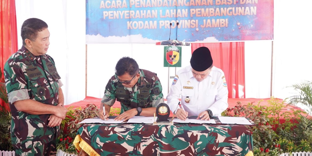 Pangdam XX/TIB Tinjau Lokasi Pembangunan Kodam Baru Di Jambi
