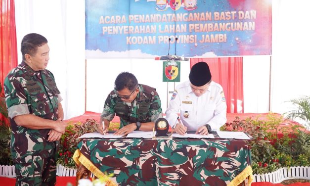 Pangdam XX/TIB Tinjau Lokasi Pembangunan Kodam Baru Di Jambi
