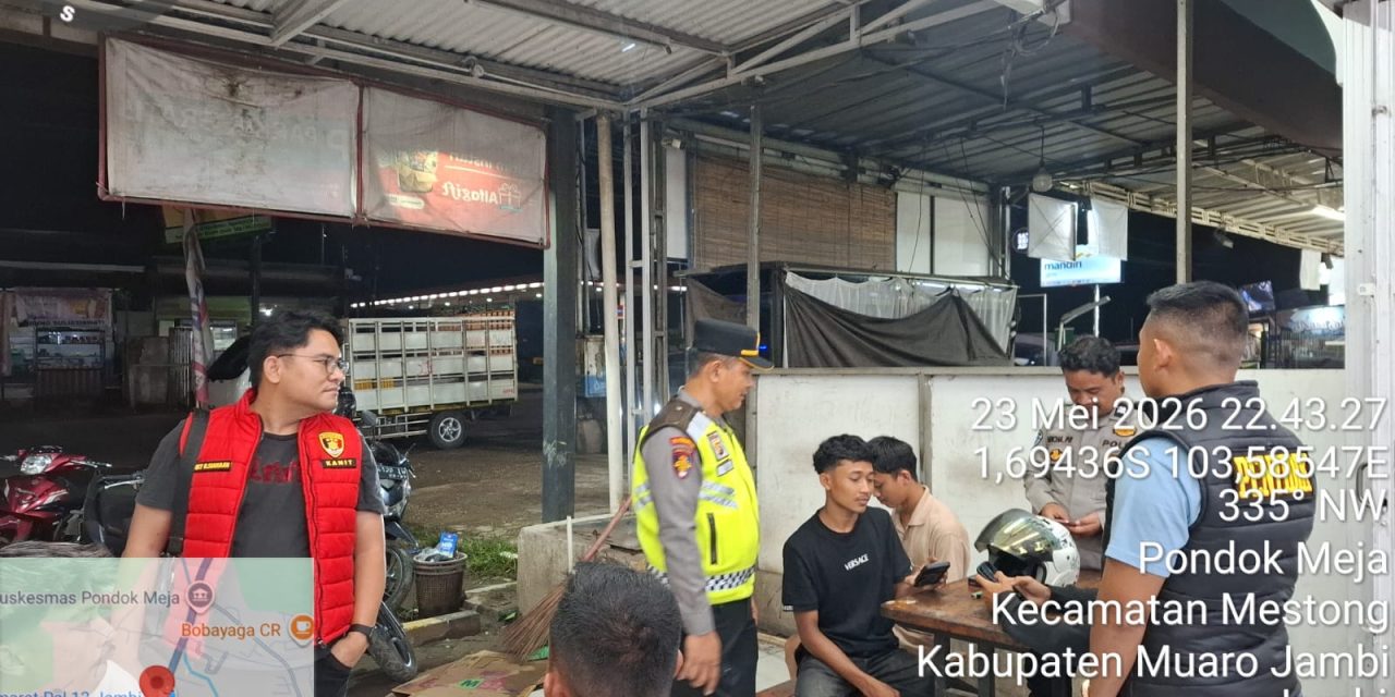 Polsek Mestong Intensifkan KRYD, Antisipasi Gangguan Kamtibmas Dan Geng Motor