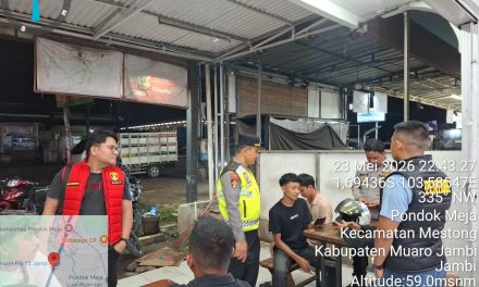 Polsek Mestong Intensifkan KRYD, Antisipasi Gangguan Kamtibmas Dan Geng Motor