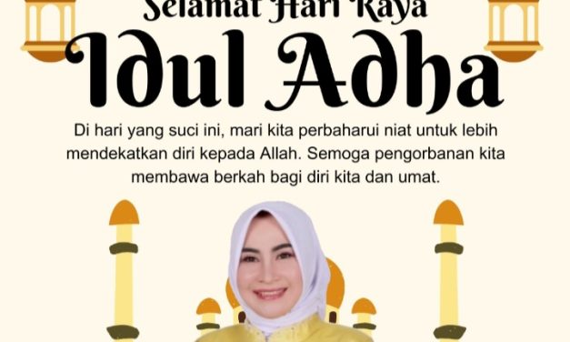 Kades Suko Awin Jaya Idawati Beserta Jajaran Ucapkan Selamat Hari Raya Idul Adha 1447 H