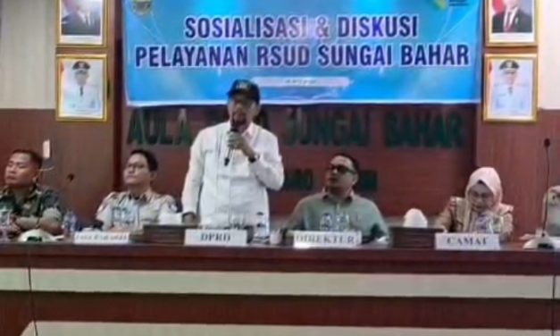 Robinson Sirait Ajak Warga Manfaatkan Layanan RSUD Sungai Bahar Yang Kian Lengkap
