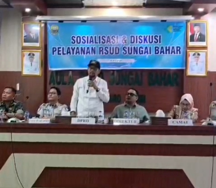 Robinson Sirait Ajak Warga Manfaatkan Layanan RSUD Sungai Bahar Yang Kian Lengkap