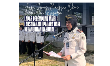 Lapas Perempuan Jambi Gelar Upacara Hari Kebangkitan Nasional Ke-118 Tahun 2026