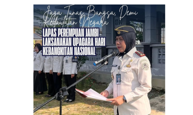 Lapas Perempuan Jambi Gelar Upacara Hari Kebangkitan Nasional Ke-118 Tahun 2026