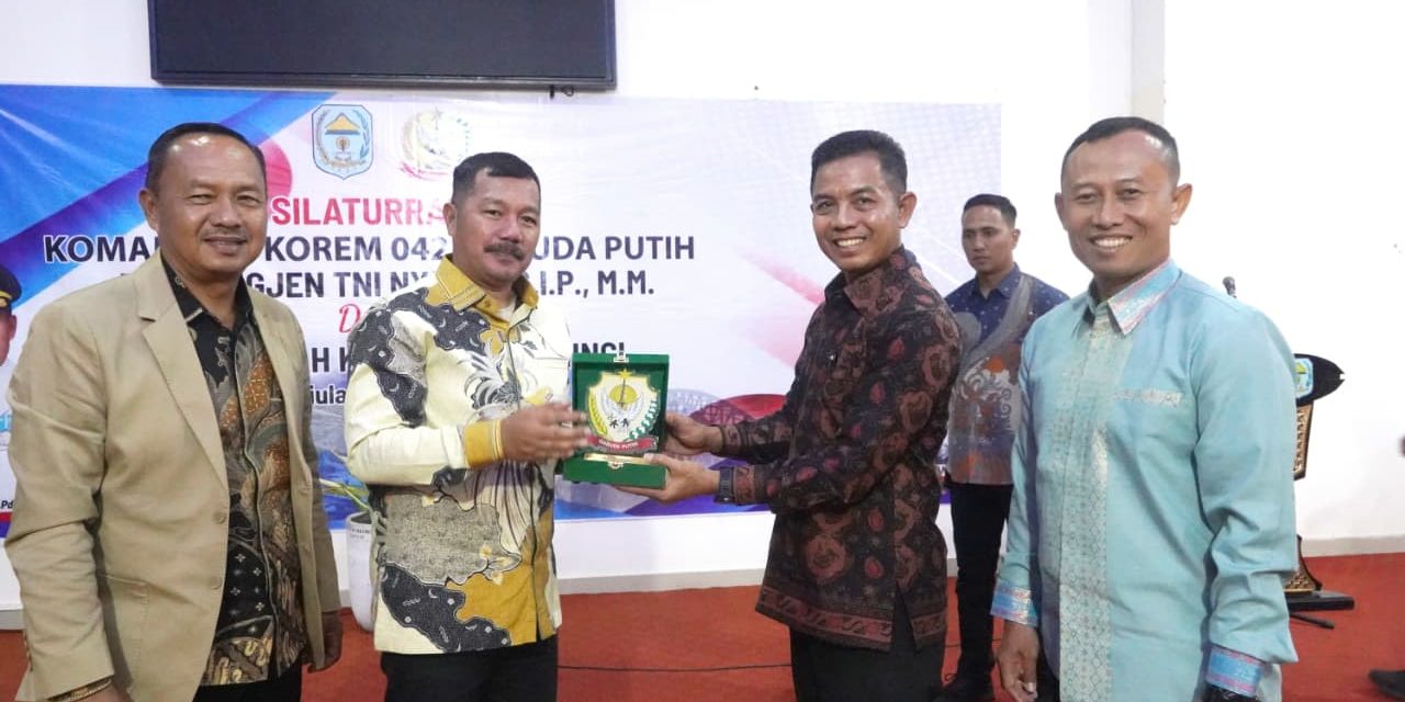Danrem 042/Gapu Perkuat Sinergi Di Kerinci, Stabilitas Wilayah Jadi Prioritas