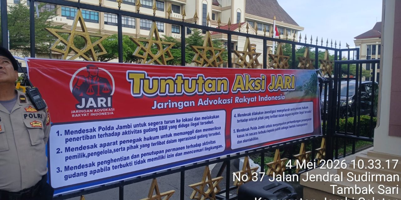 JARI Desak Polda Jambi Usut Gudang BBM Ilegal Di Muaro Jambi, Soroti Dugaan Pembiaran APH