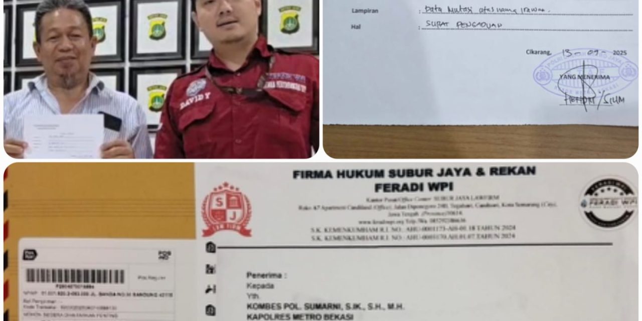 Pelapor Kecewa Penanganan Mandek, SP2HP Tak Kunjung Diberikan Di Polres Metro Bekasi