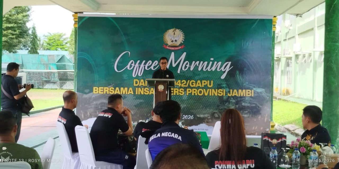 Danrem 042/Gapu Bangun Ruang Dialog Humanis Bersama Insan Pers Jambi