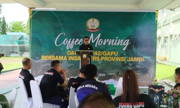 Danrem 042/Gapu Bangun Ruang Dialog Humanis Bersama Insan Pers Jambi