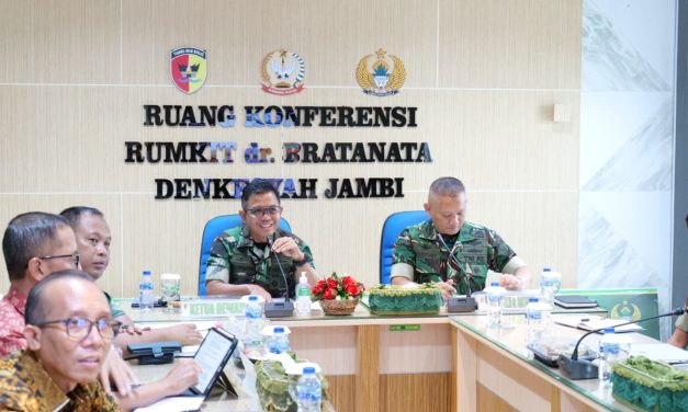 Danrem 042/Gapu Tekankan Tata Kelola Bersih Di Rumkit dr. Bratanata Jambi