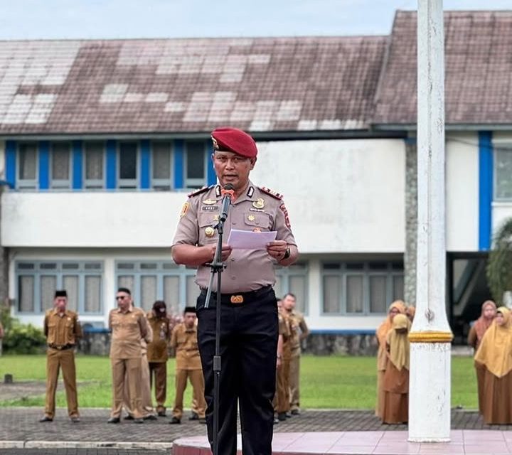 Polres Muaro Jambi Gaungkan Pendidikan Karakter Dan Bahaya Narkoba Di SMA Titian Teras