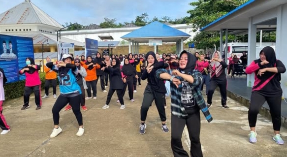 Lapas Perempuan Jambi Gelar Senam Sehat, Bangun Semangat Positif Warga Binaan
