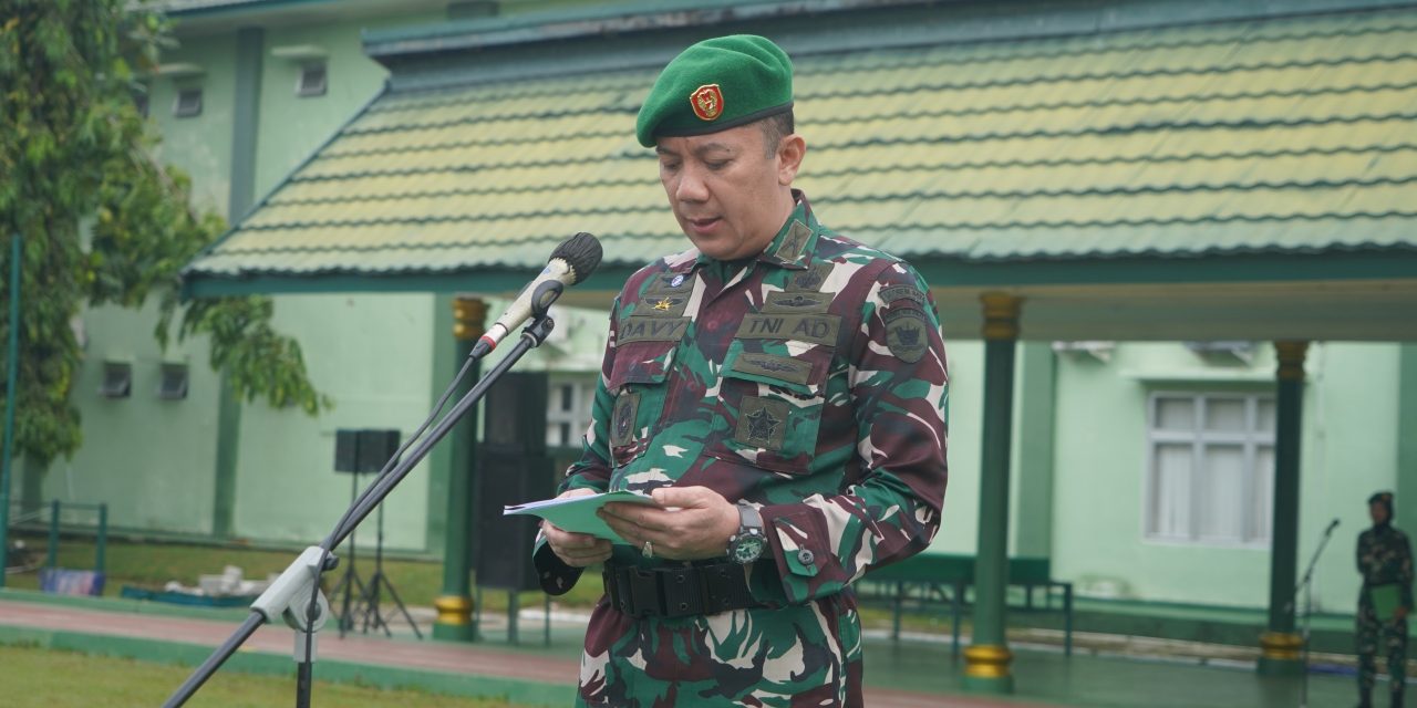 Kasrem 042/Gapu Tekankan Disiplin Dan Kepedulian Rakyat Dalam Upacara 17-An