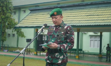 Kasrem 042/Gapu Tekankan Disiplin Dan Kepedulian Rakyat Dalam Upacara 17-An