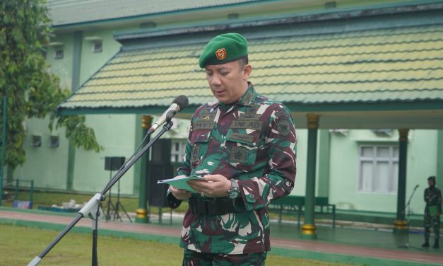 Kasrem 042/Gapu Tekankan Disiplin Dan Kepedulian Rakyat Dalam Upacara 17-An