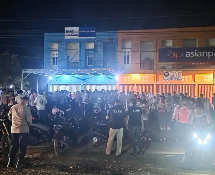 Polsek Sungai Bahar Tertibkan Konvoi Kelulusan, Utamakan Keselamatan Dan Ketertiban Publik