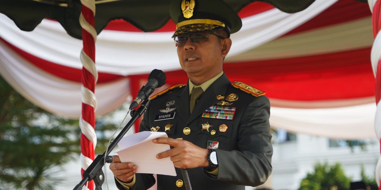 Danrem 042/Gapu Pimpin Upacara Hari Lahir Pancasila 2026, Tegaskan Pancasila Sebagai Pemersatu Bangsa