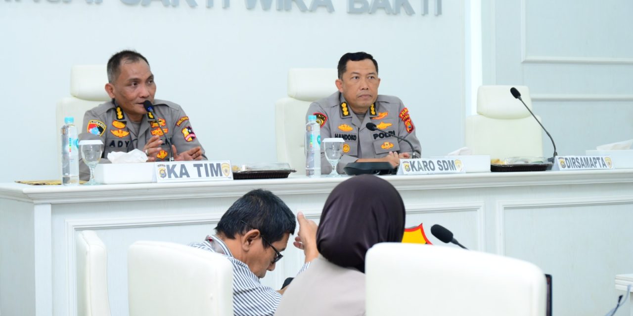 Polda Jambi Dukung Penelitian Puslitbang Polri, Fokus Almatsus Dalmas Dan Ketahanan Pangan