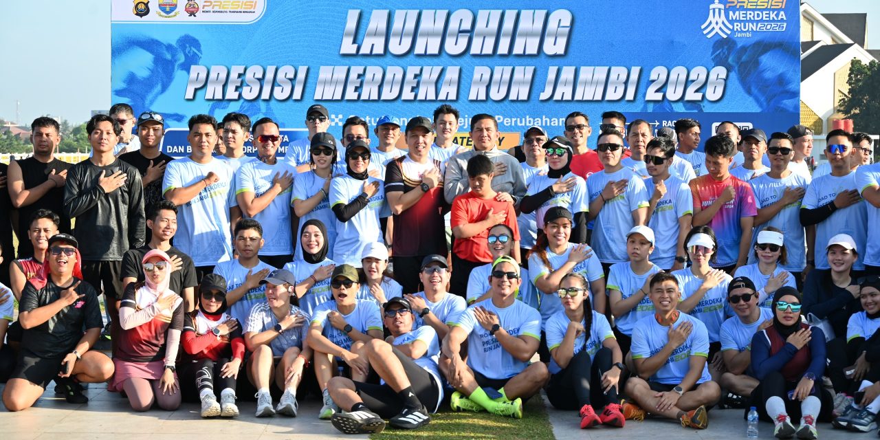 Polda Jambi Launching Presisi Merdeka Run 2026, Mengajak Publik Berlari Menuju Perubahan