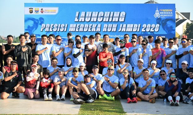 Polda Jambi Launching Presisi Merdeka Run 2026, Mengajak Publik Berlari Menuju Perubahan