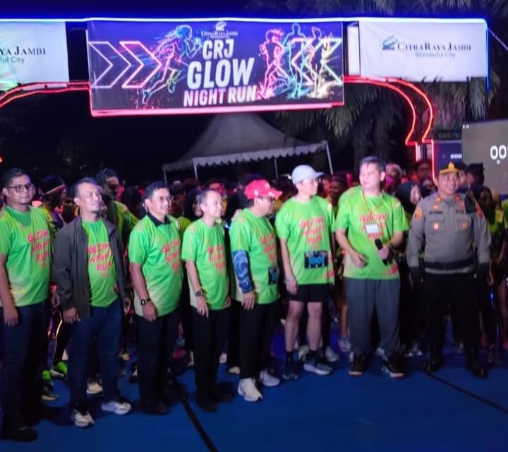 Polres Muaro Jambi Pastikan CRJ Glow Night Fun Run 2026 Berlangsung Aman Dan Kondusif