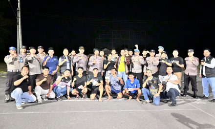 Cegah Balap Liar, Polsek Sekernan Gelar Lomba Balap Lari Tengah Malam Di Muaro Jambi