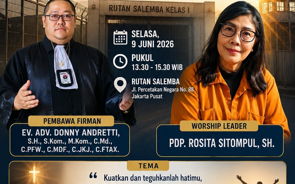Ketua Umum Feradi WPI Kembali Layani Pembinaan Rohani Di Rutan Salemba