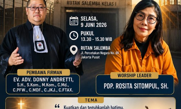 Ketua Umum Feradi WPI Kembali Layani Pembinaan Rohani Di Rutan Salemba