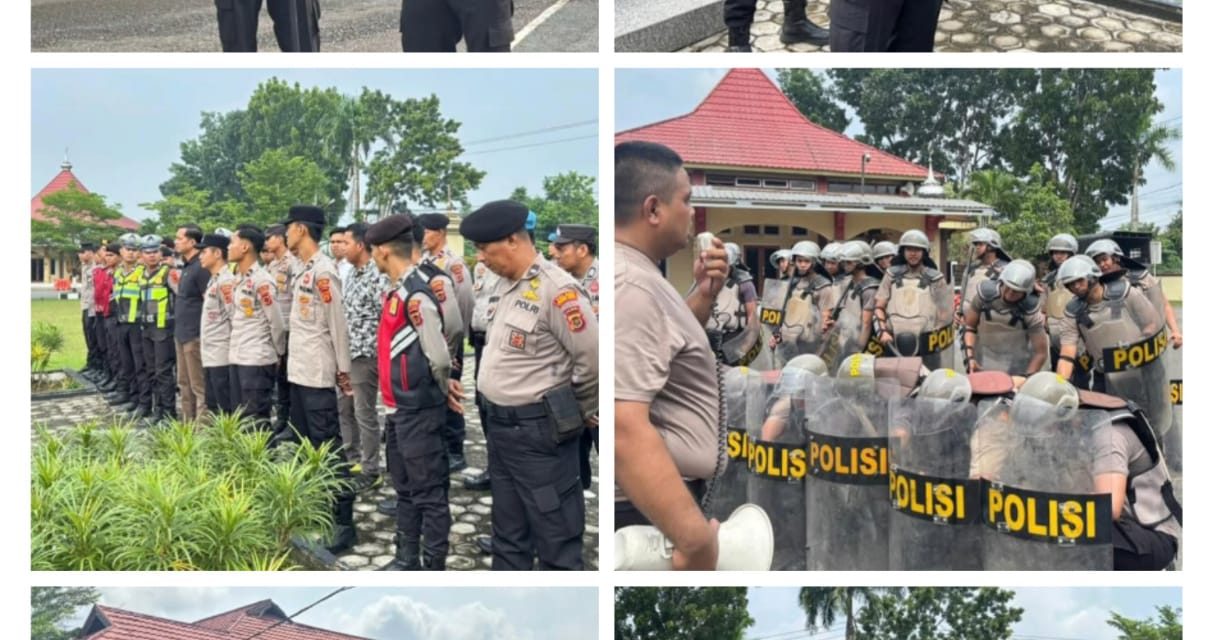 Jelang HUT Bhayangkara Ke-80, Polres Muaro Jambi Asah Kemampuan Dalmas Antisipasi Gangguan Kamtibmas