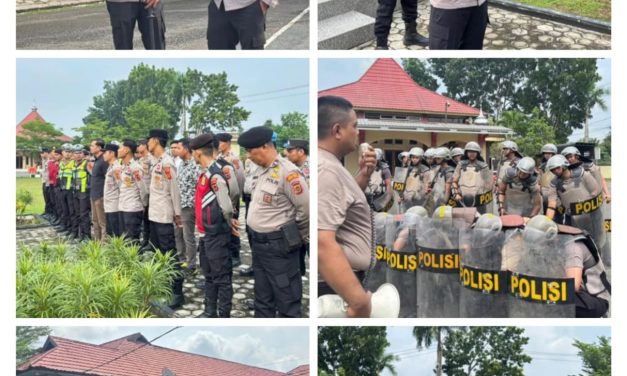 Jelang HUT Bhayangkara Ke-80, Polres Muaro Jambi Asah Kemampuan Dalmas Antisipasi Gangguan Kamtibmas
