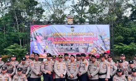Sambut Hari Bhayangkara Ke-80, Tim Dalmas Polres Muaro Jambi Ikuti Penilaian Lomba Tingkat Polda Jambi