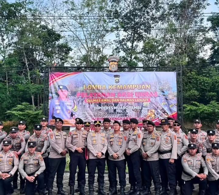 Sambut Hari Bhayangkara Ke-80, Tim Dalmas Polres Muaro Jambi Ikuti Penilaian Lomba Tingkat Polda Jambi