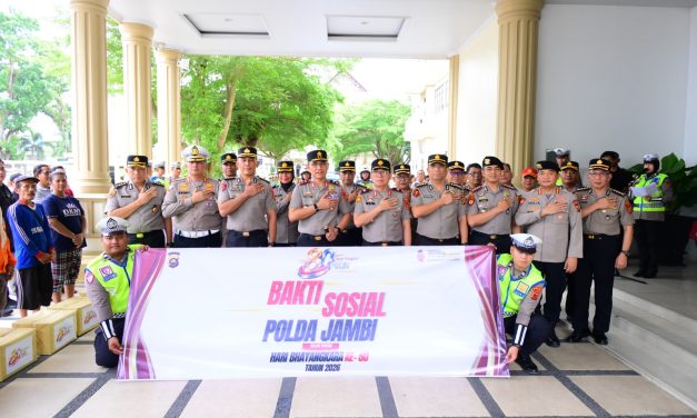 Polda Jambi Salurkan 1.000 Paket Sembako, Hari Bhayangkara Jadi Momentum Menguatkan Kepedulian