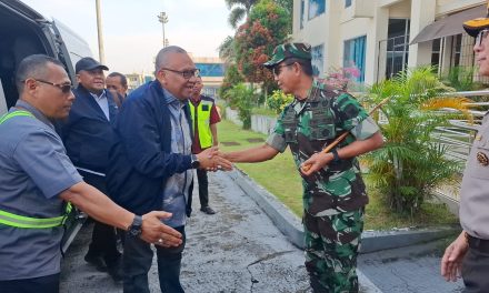 Danrem 042/Garuda Putih Sambut Kedatangan Wamenaker RI dalam Kunjungan Kerja ke Provinsi Jambi