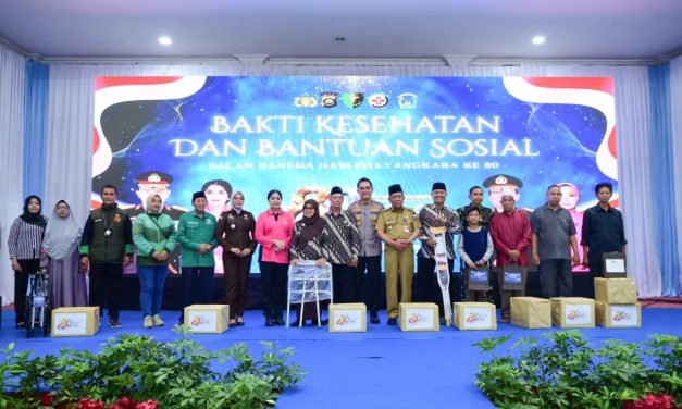 Dalam Rangka Hari Bhayangkara Ke-80, Polda Jambi Gelar Bakti Kesehatan Dan Bakti Sosial Untuk Masyarakat