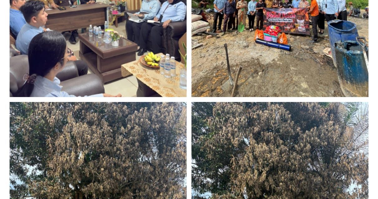 Kajari Muaro Jambi Salurkan Bantuan Sembako Untuk Korban Kebakaran Di Desa Suko Awin Jaya